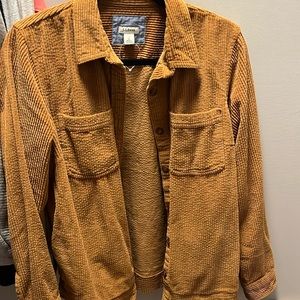 LL BEAN Corduroy Flannel